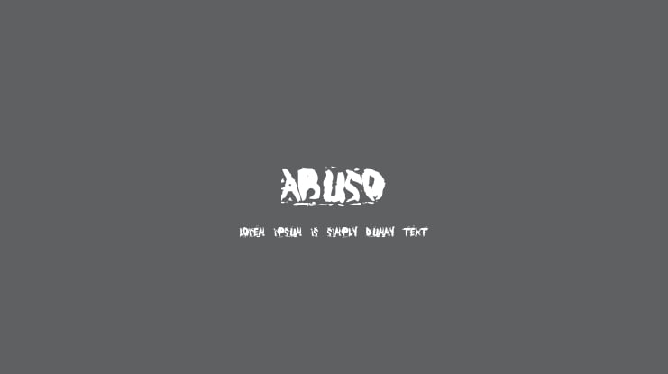 ABUSO Font
