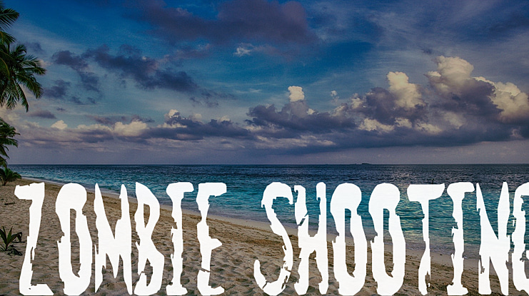 Zombie Shooting Font