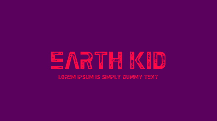 Earth Kid Font