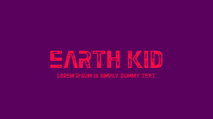 Earth Kid Font