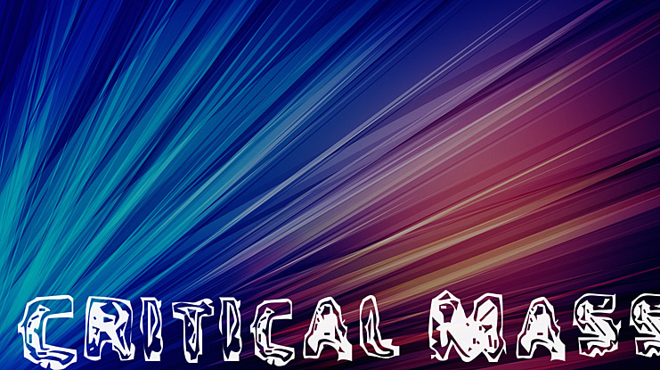 Critical Mass Font