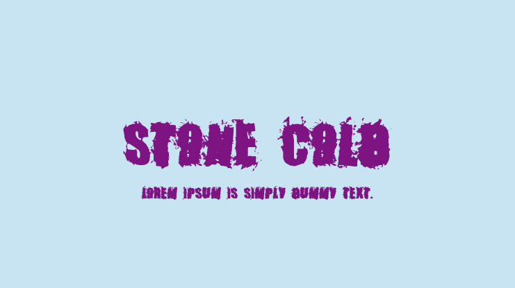 Stone Cold Font