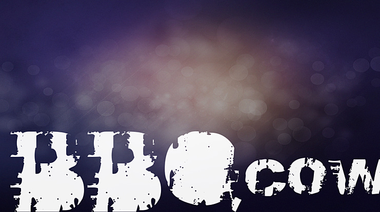 BBQcow Font