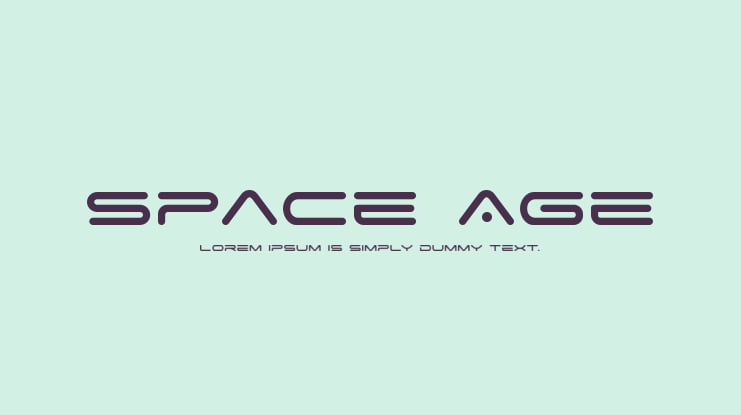 Space Age Font