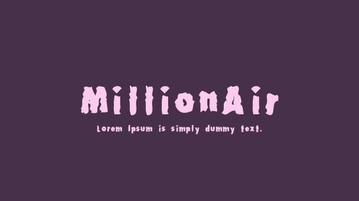 MillionAir Font