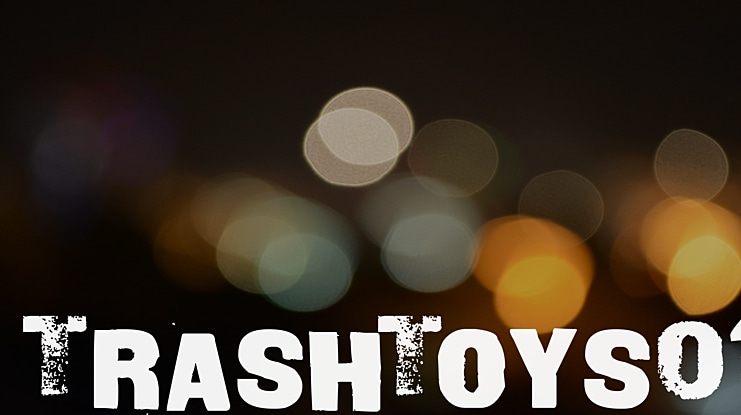TrashToys01 Font
