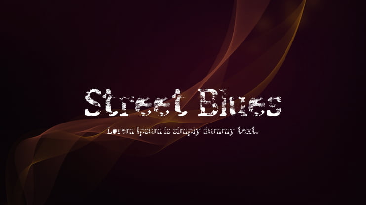 Street Blues Font