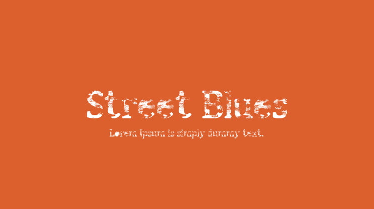 Street Blues Font