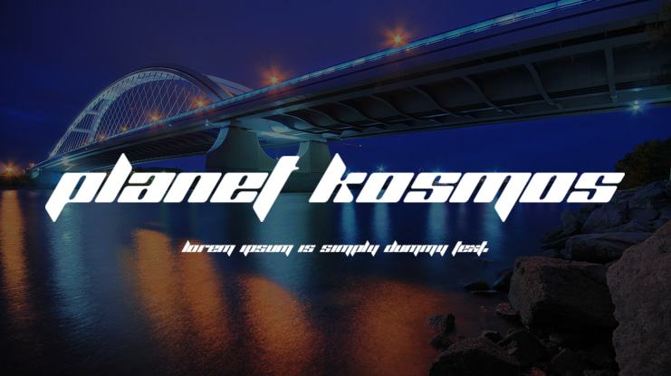 Planet Kosmos Font