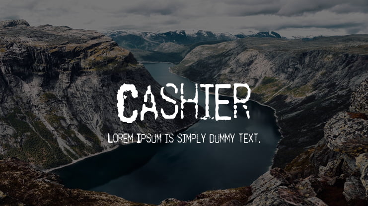 Cashier Font
