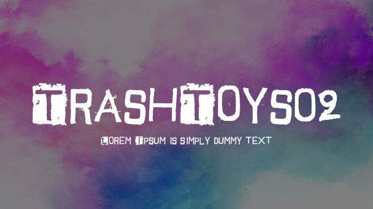 TrashToys02 Font