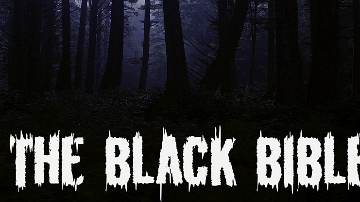 The Black Bible Font