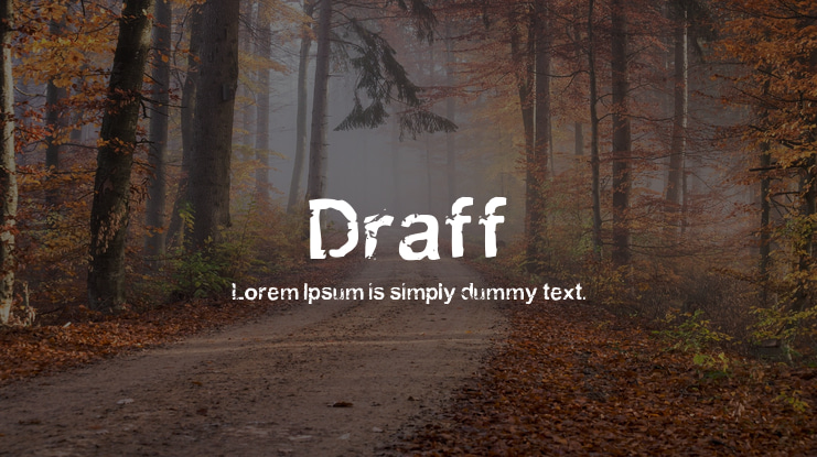 Draff Font