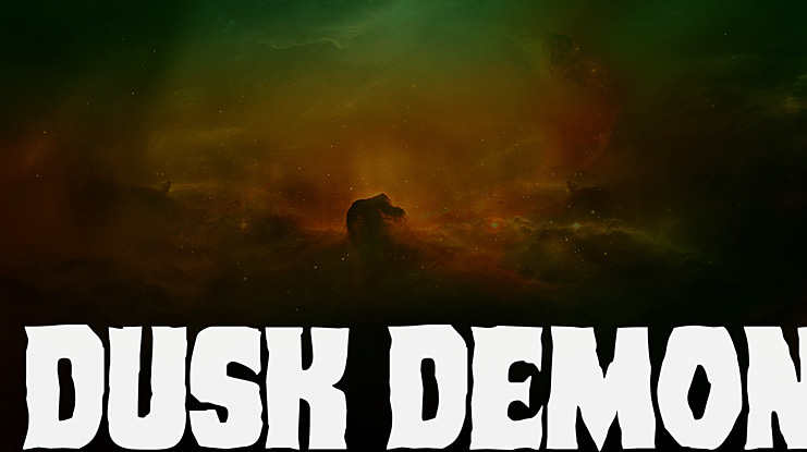 Dusk Demon Font Family
