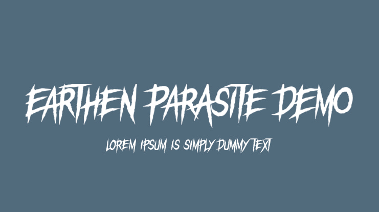 Earthen Parasite DEMO Font Family