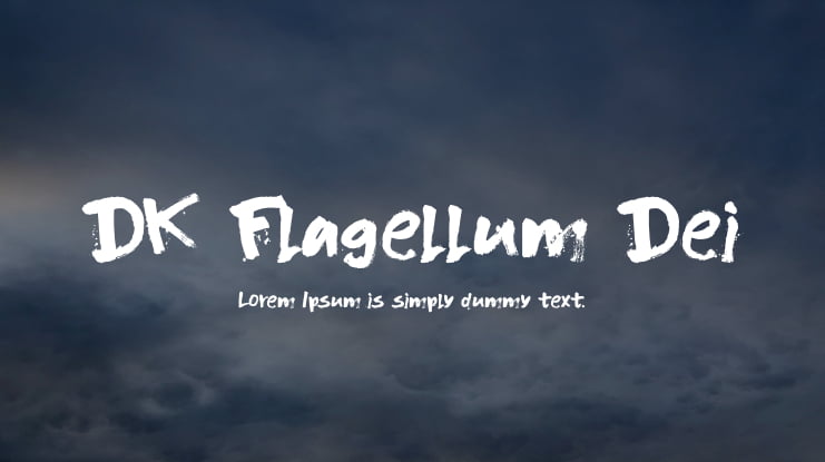 DK Flagellum Dei Font