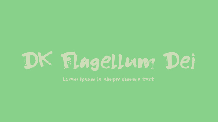 DK Flagellum Dei Font