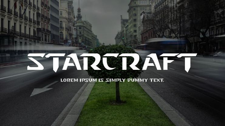 Starcraft Font