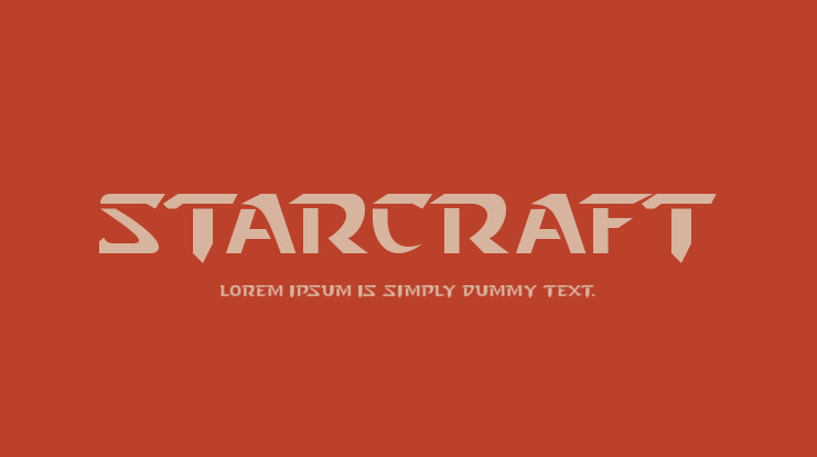 Starcraft Font