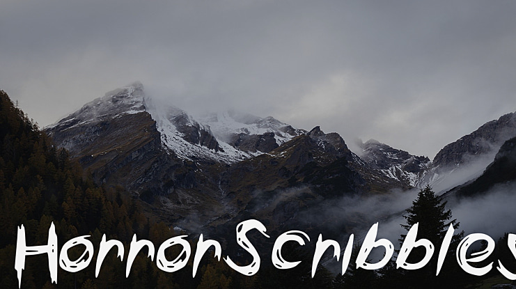 HorrorScribbles Font