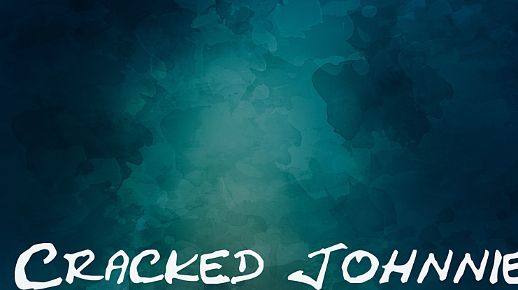 Cracked Johnnie Font