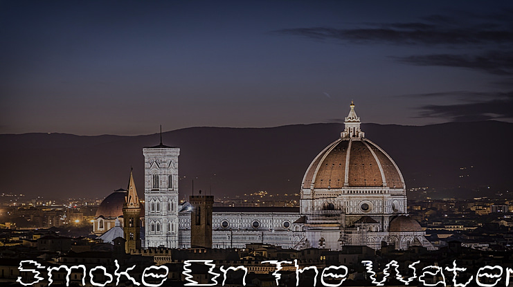 Smoke On The Water Font Family