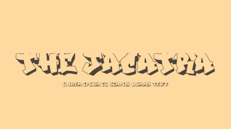 THE JACATRA Font