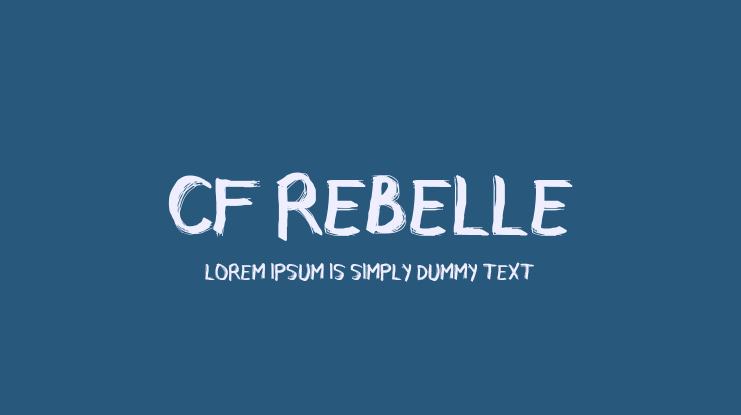 CF Rebelle Font