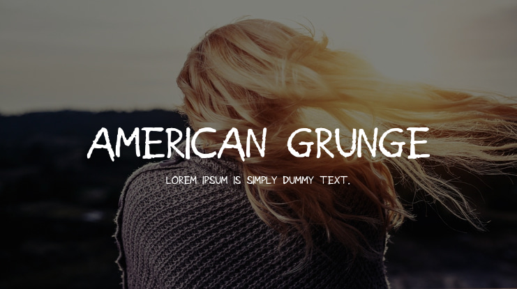 American_Grunge Font