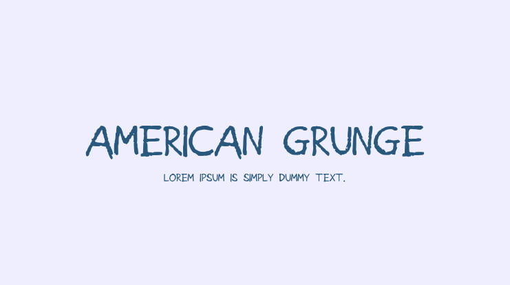 American_Grunge Font