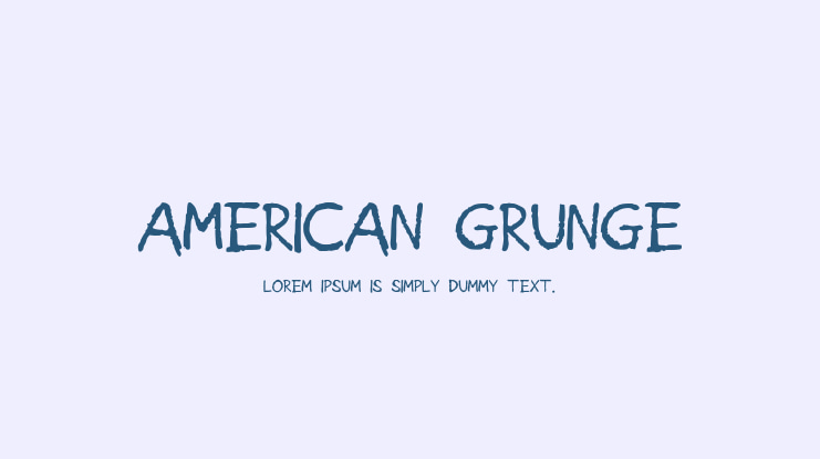 American_Grunge Font