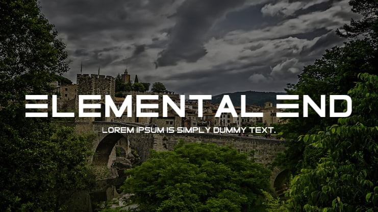 Elemental End Font Family