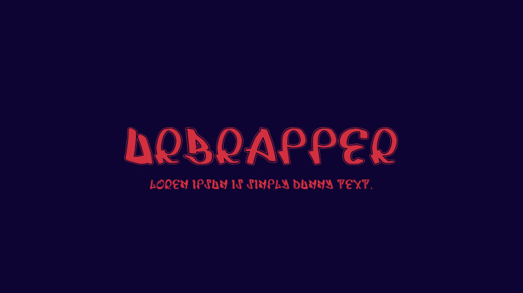 UrbRapper Font