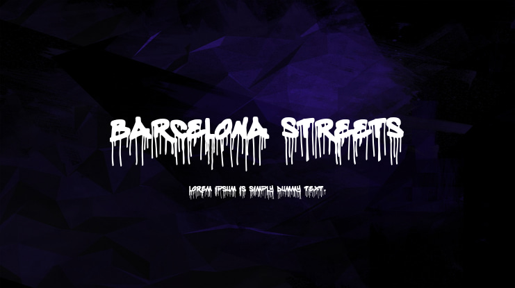 Barcelona Streets Font
