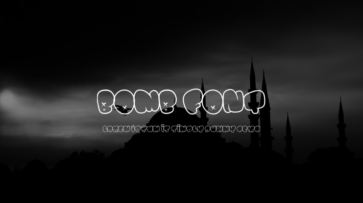 BOMB FONT