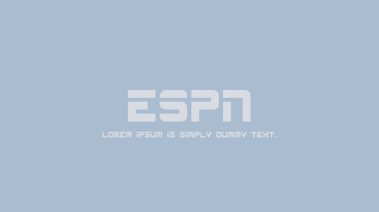ESPN Font Family