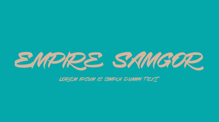 Empire Samgor Font