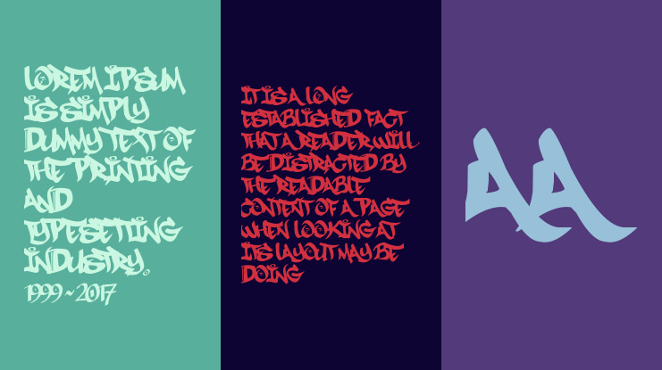 MESTIZOS UNIDOS -URBAN HOOKUPZ Font