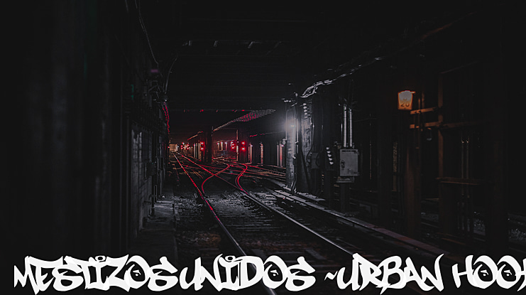 MESTIZOS UNIDOS -URBAN HOOKUPZ Font