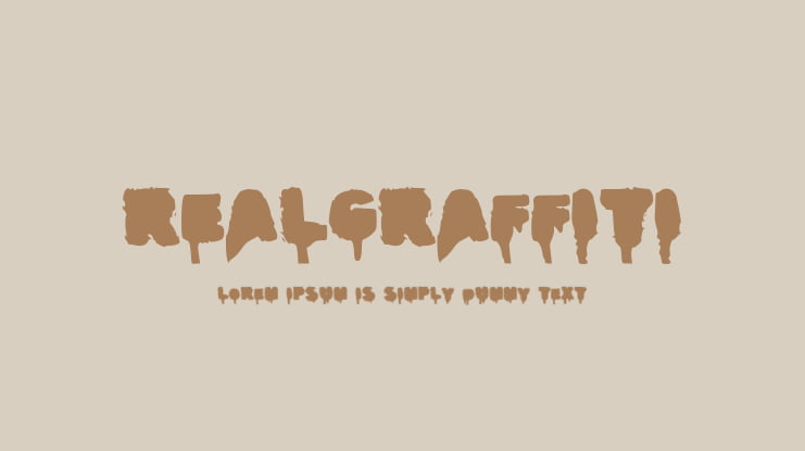 RealGraffiti Font