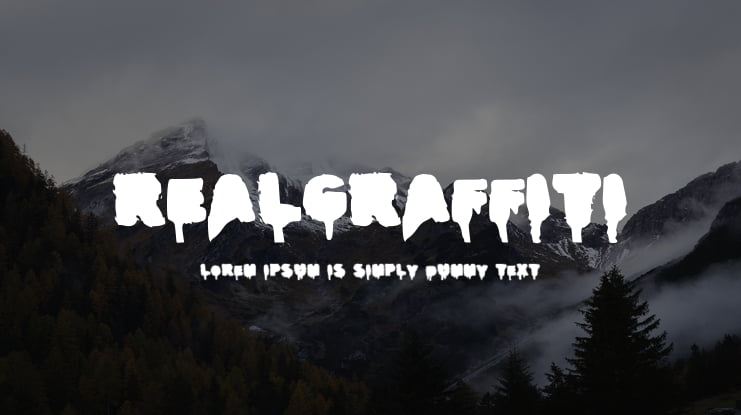 RealGraffiti Font