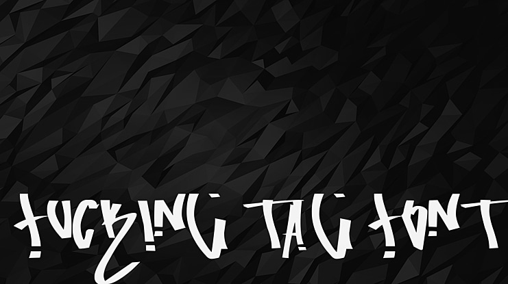 fucking tag font