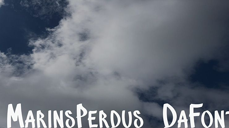 MarinsPerdus-DaFont Font
