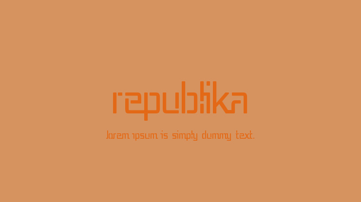 Republika Font Family