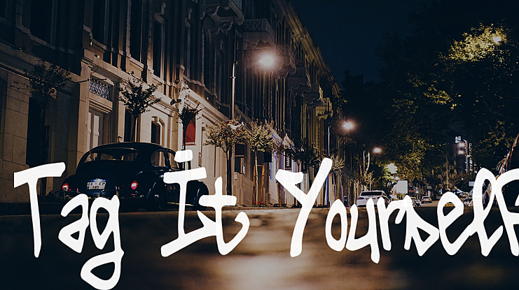 Tag It Yourself Font