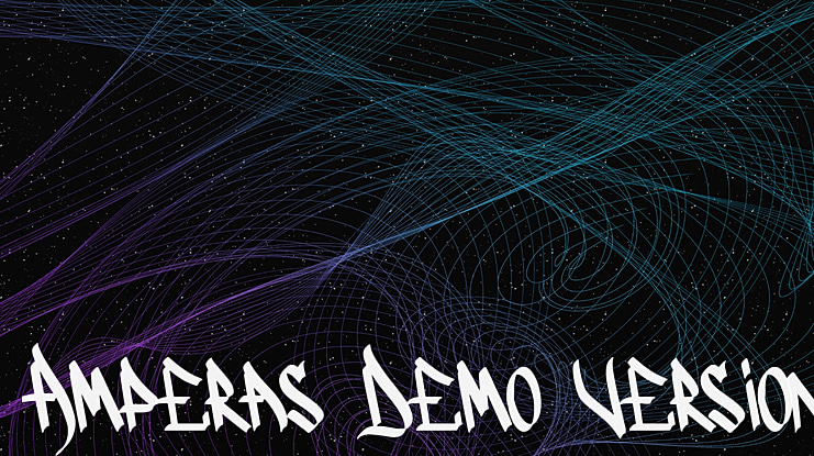 Amperas Demo Version Font