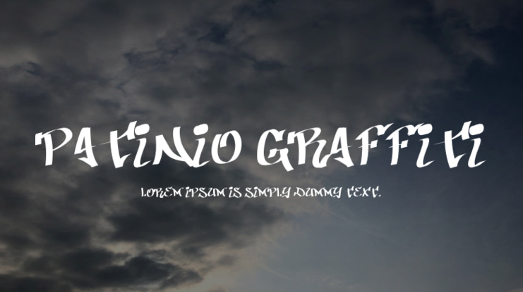 Patinio Graffiti Font