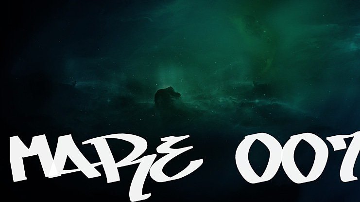 MARE 007 Font