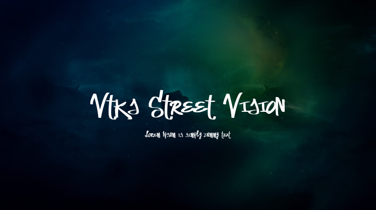 Vtks Street Vision Font