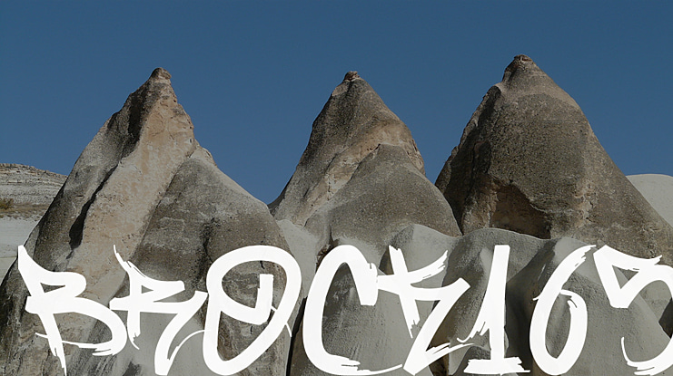 Brock165 Font